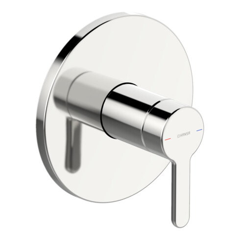 Hansa HANSADESIGNO Style Mitigeur monocommande douche UP avec unité fonctionnelle, chrome