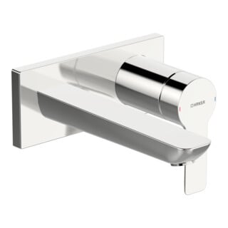 Hansa HANSALIGNA Kit de montage prêt Mitigeur lavabo encastré, saillie 190 mm, chrome