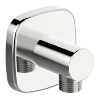 Hansa HANSALIVING Rosace d’angle mural soft edge, chrome