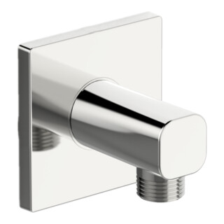 Hansa HANSALIVING Rosace d’angle pour raccord mural, chrome