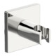 Hansa HANSALIVING Support de douche mural avec support, rosace carrée, chrome-1