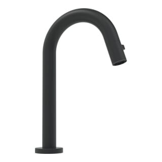 Hansa HANSANOVA Style robinet d'arrêt sur pied sans garniture, sortie 131 mm, mat-noir