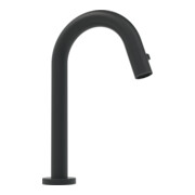Hansa HANSANOVA Style robinet d'arrêt sur pied sans garniture, sortie 131 mm, mat-noir