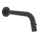Hansa HANSANOVA Style Robinet mural pour lavabo, projection 186 mm, noir mat, ajustable-1