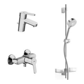 Hansa HANSAPRIMO Pack robinetterie de salle de bain chromé