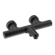 Hansa HANSAPRISMA Mitigeur de douche avec thermostat, montage mural, noir mat-1