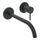 Hansa HANSAPUBLIC Set de montage encastré mitigeur lavabo mural, A 225mm, d 19mm, noir mat-1