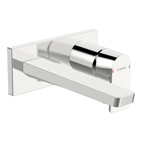 Hansa HANSASTELA Set de montage prêt à l'emploi Mitigeur lavabo encastré, A 187 mm, c