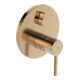 Hansa HANSAVANTIS Kit de montage prêt Mitigeur bain encastré, levier à broche, bronze brossé-1