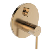 Hansa HANSAVANTIS Kit de montage prêt Mitigeur bain encastré, levier à broche, bronze brossé