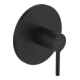 Hansa HANSAVANTIS Kit de montage prêt mitigeur douche encastré, levier à broche, mat noir-1