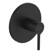Hansa HANSAVANTIS Kit de montage prêt mitigeur douche encastré, levier à broche, mat noir