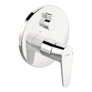Hansa HANSAVANTIS Style UP Mitigeur monocommande baignoire, levier, chrome