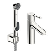 Hansa HANSAVANTIS XL Mitigeur lavabo mono-commande avec douchette, sans garniture, bec 114 mm, chrome