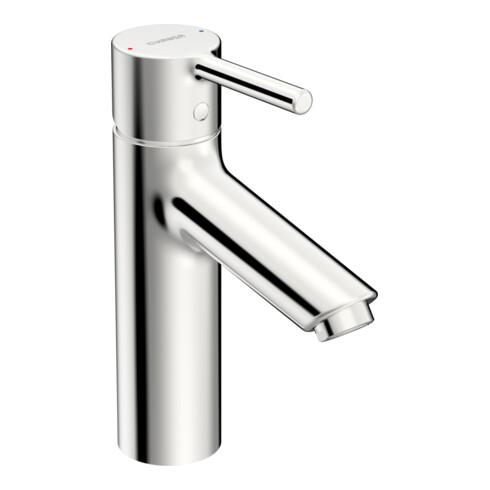 Hansa HANSAVANTIS XL Mitigeur lavabo monocommande s/ garniture, bec 114 mm, levier à tige, chromé