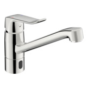 Hansa Infrarot-Spültischarmatur HANSACARE Hybrid/Bluetooth, Netz, Ausl. 214mm, chr