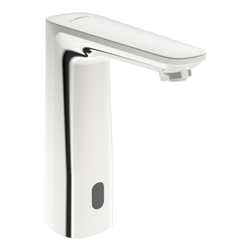 Hansa Infrarot-Waschtisch-Armatur HANSAELECTRA chrom, Batteriebetrieb, Ausladung 118mm