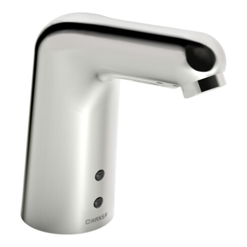 Hansa Infrarot-Waschtischarmatur HANSAMEDIPRO Netzbetrieb, Ausladung 117mm, chrom