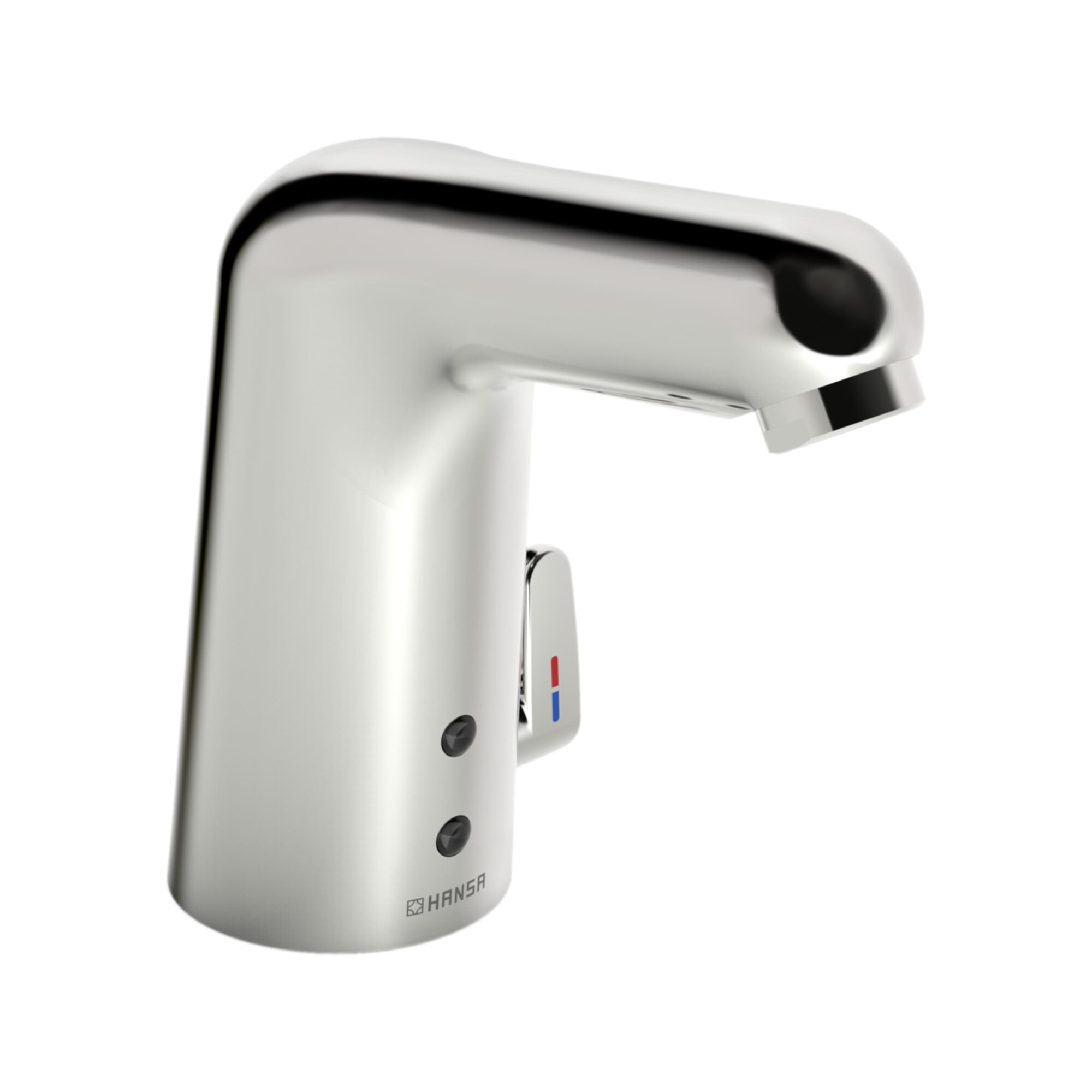 Hansa Infrarot-Waschtischarmatur HANSAMEDIPRO Netzbetrieb, Ausladung 117mm, chrom