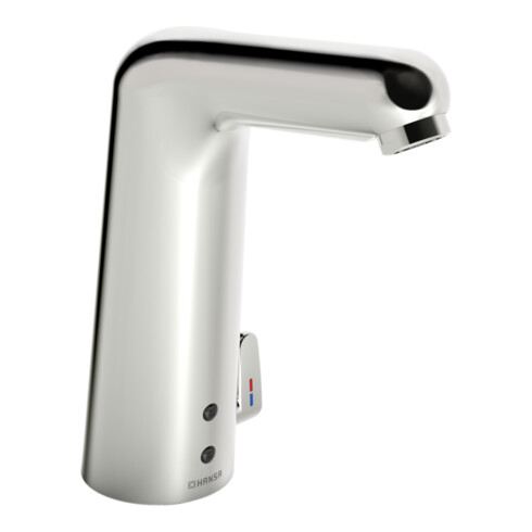 Hansa Infrarot-Waschtischarmatur HANSAMEDIPRO XL Batt, hoh. Ausl., Ausl. 136mm, chr