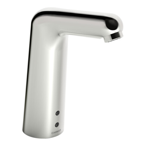 Hansa Infrarot-Waschtischarmatur HANSAMEDIPRO XL Netzbetr., hoh. Ausl., Ausl. 136mm, chr