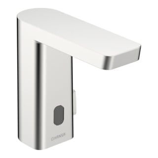 Hansa Infrarot-Waschtischarmatur HANSASTELA E + Batteriebetrieb, Ausladung 105mm, chrom