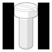 Hansa Jeu de vis (10 pièces) 59914586 M4x10