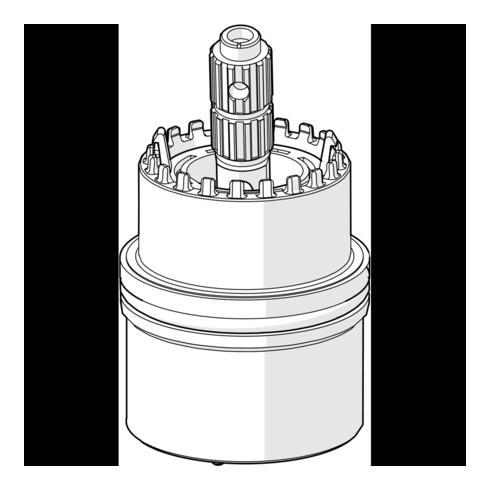 Hansa Kartusche mit Keramikscheiben