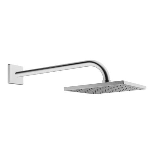 Hansa Kopfbrause HANSAVIVA 200x200mm, Wandmont., Ausl. 400mm, chrom