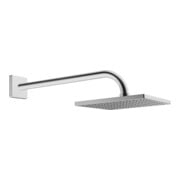 Hansa Kopfbrause HANSAVIVA 200x200mm, Wandmont., Ausl. 400mm, chrom