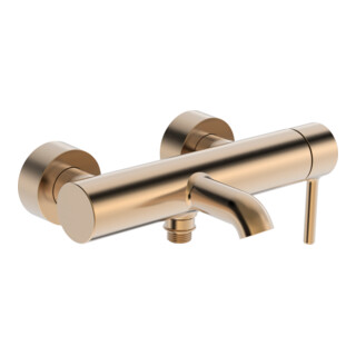 Hansa Mitigeur bain monocommande HANSAVANTIS Style commande latérale, levier à broche, bec 168 mm, chromé