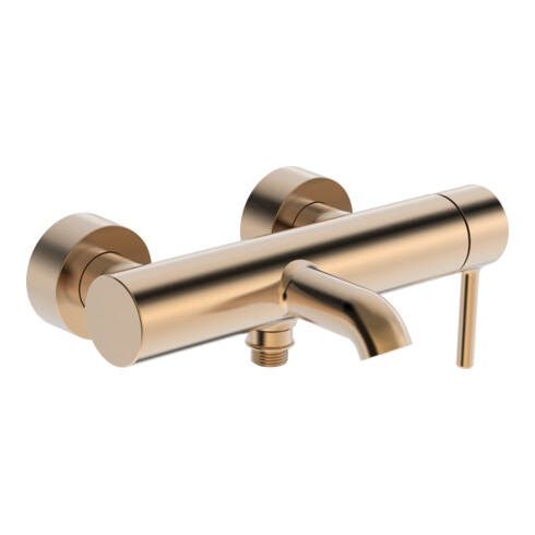 Hansa Mitigeur bain monocommande HANSAVANTIS Style commande latérale, levier à broche, bec 168 mm, chromé