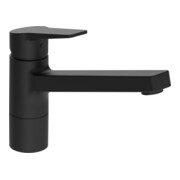 Hansa Mitigeur évier HANSATWIST pivotant, portée 199 mm, noir mat
