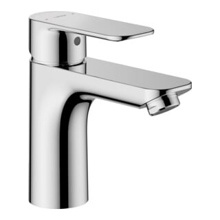 Hansa Mitigeur lavabo HANSABASIC XL o ALG, flexibles D, L 112 mm, chromé