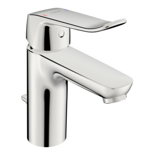 Hansa Mitigeur lavabo HANSACARE avec égouttoir, levier long, bec 114, chromé
