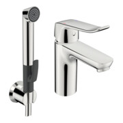 Hansa Mitigeur lavabo HANSACARE c/vidage, levier haut, 1 trou, bec 114, chromé