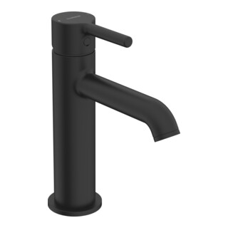 Hansa Mitigeur lavabo HANSAVANTIS Style levier à broche, bec 133 mm, noir mat