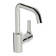 Hansa Mitigeur lavabo mono HANSAPALENO avec garniture de vidage, bec 152 mm, chrome-1