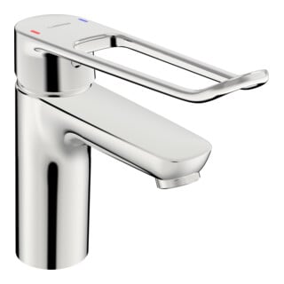 Hansa Mitigeur lavabo monocommande HANSACLINICA sans garniture, saillie 114 mm, chrome