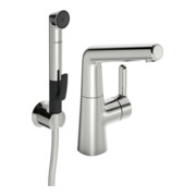Hansa Mitigeur lavabo monocommande HANSADESIGNO Style avec garniture de vidage, bec 151 mm, chromé