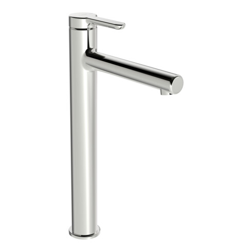 Hansa Mitigeur lavabo monocommande HANSADESIGNO Style H ob, sans garniture, bec 171 mm, chromé