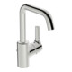 Hansa Mitigeur lavabo monocommande HANSAPALENO acier inox, garniture vidage, bec 152 mm, chrome-1