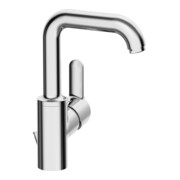 Hansa Mitigeur lavabo monocommande HANSAPRIMO bec haut, levier s., avec tablette, bec 142, chromé-1