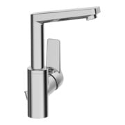 Hansa Mitigeur lavabo monocommande HANSATWIST He stl, avec garniture, bec 130 mm, chromé-1