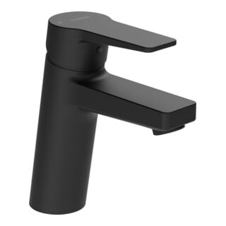 Hansa Mitigeur lavabo monocommande HANSATWIST XL complet, flexible, bec 123 mm, mat noir