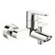 Hansa Mitigeur monocommande baignoire HANSAVANTIS AP, raccord S, bec 154 mm, levier, chrome-1
