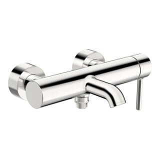 Hansa Mitigeur monocommande baignoire HANSAVANTIS Style commande latérale, levier à broche, bec 168 mm, chrome