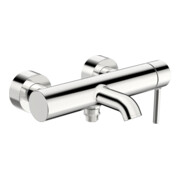 Hansa Mitigeur monocommande baignoire HANSAVANTIS Style commande latérale, levier à broche, bec 168 mm, chrome