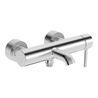 Hansa Mitigeur monocommande baignoire HANSAVANTIS Style commande latérale, levier à broche, bec 168 mm, coudé S