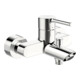 Hansa Mitigeur monocommande bain HANSAVANTIS AP, raccord S, bec 154 mm, levier à broche, chrome-1